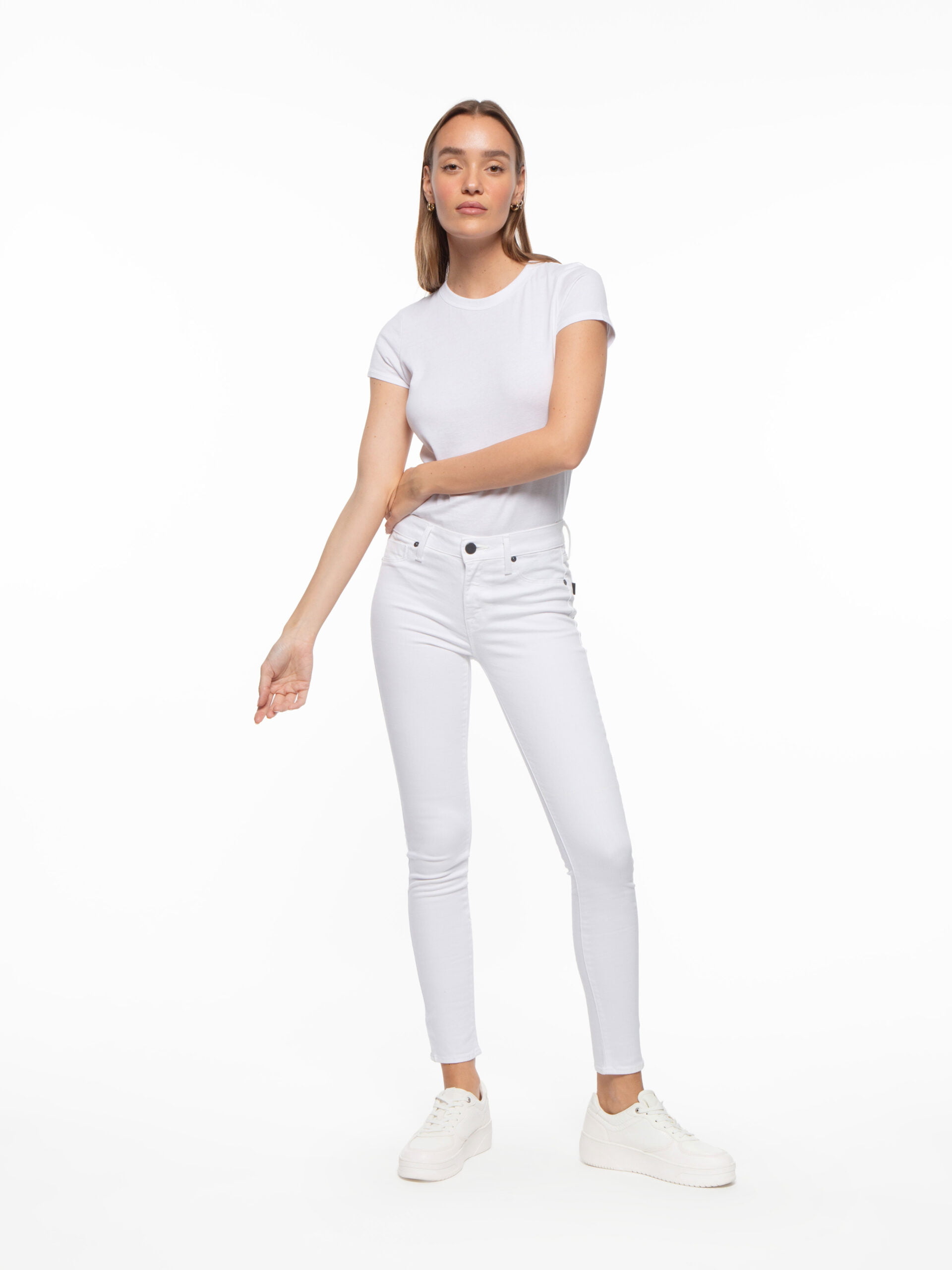 Bowery Skinny in Eternal White