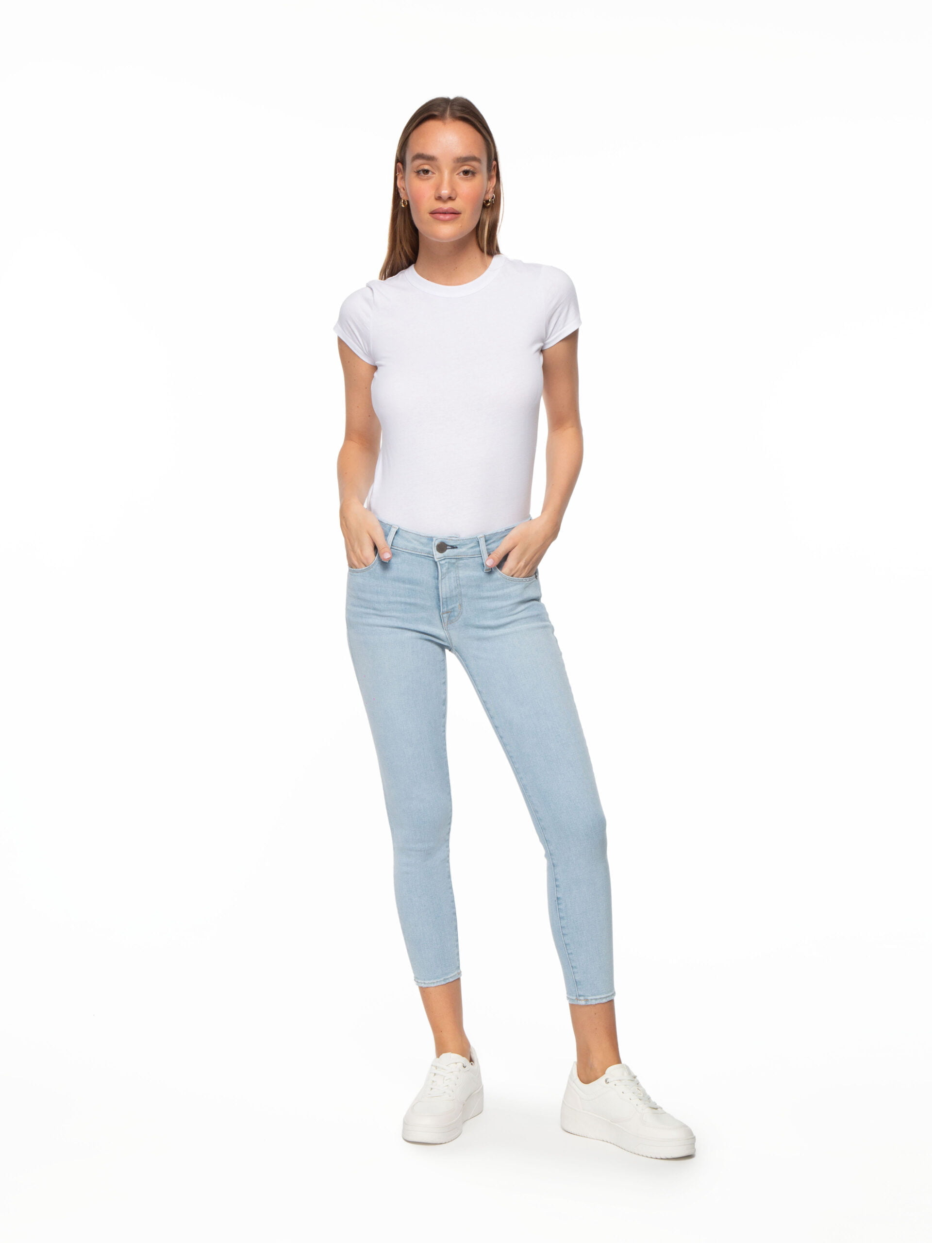 Bowery Crop Skinny in Malibu