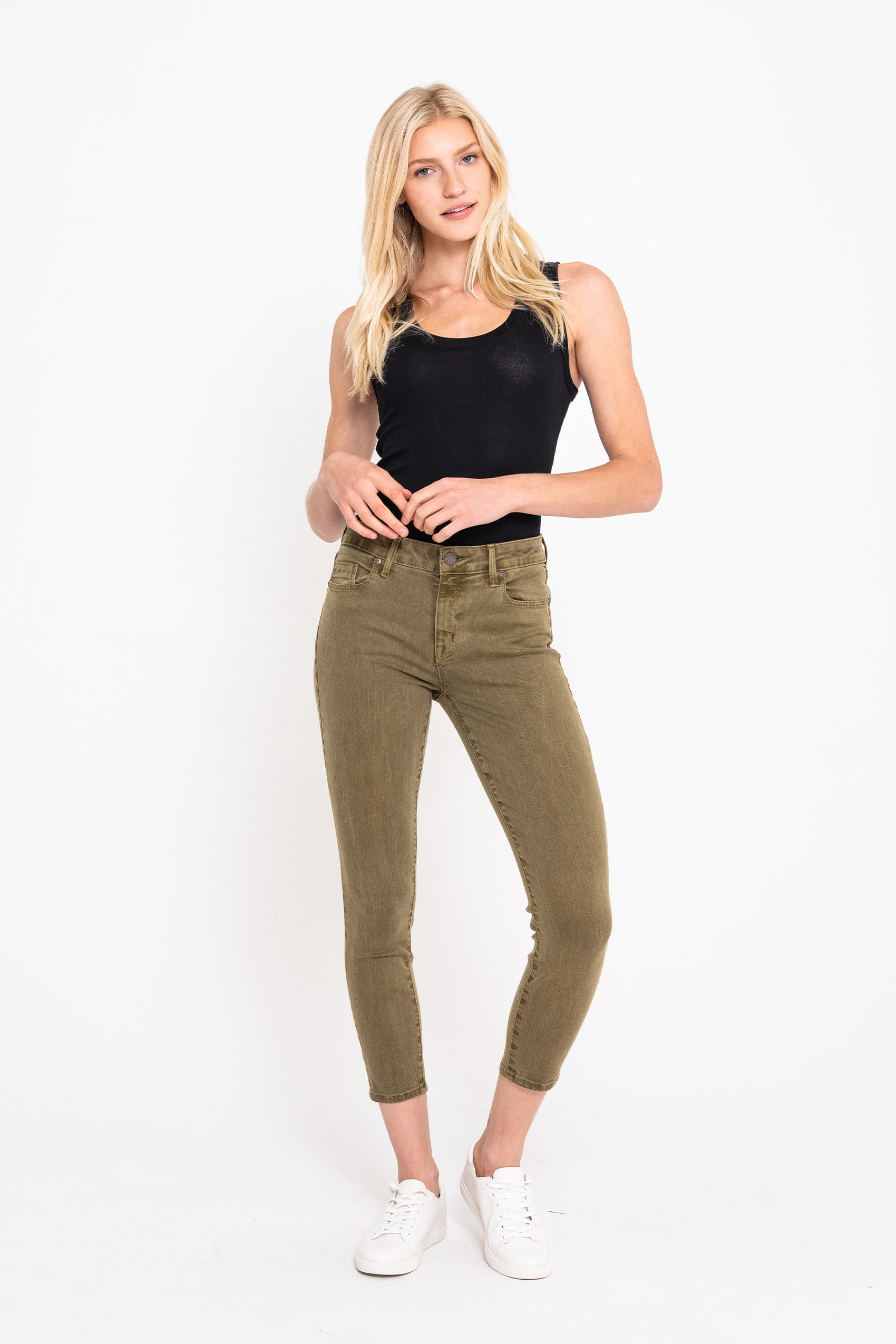 Bowery Crop Skinny in Army