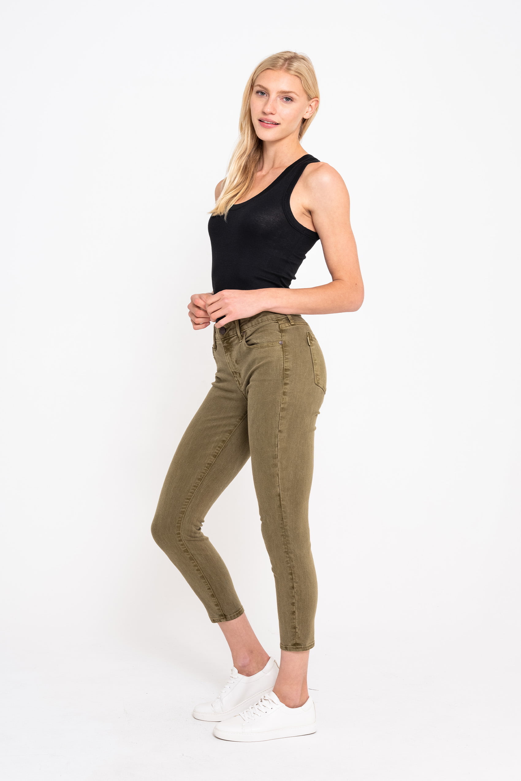Bowery Crop Skinny in Army