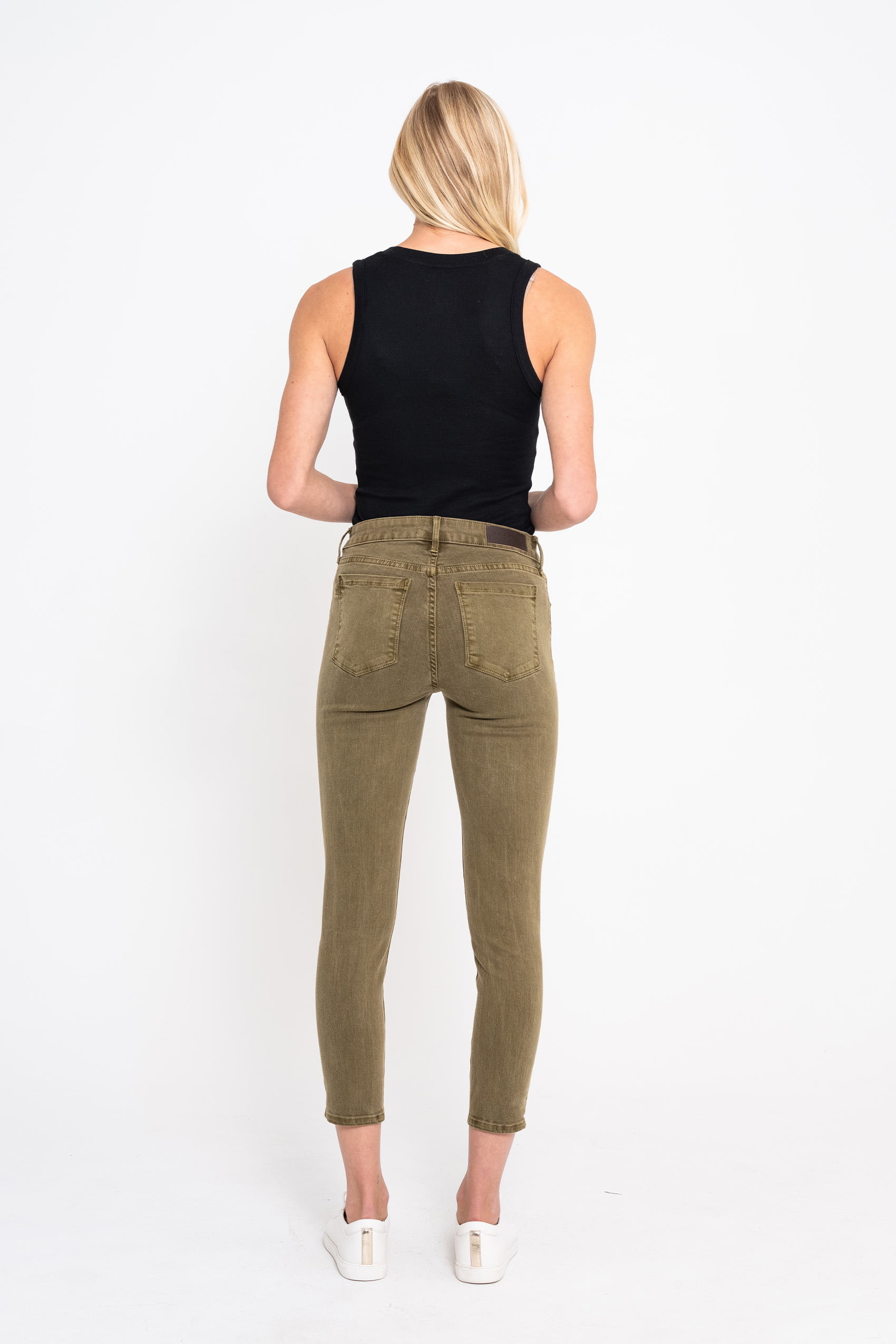 Bowery Crop Skinny in Army