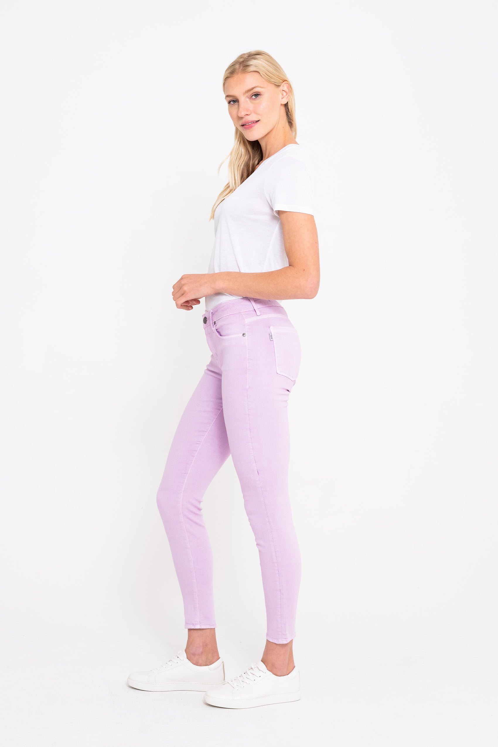 Bombshell Crop Skinny in Lilac