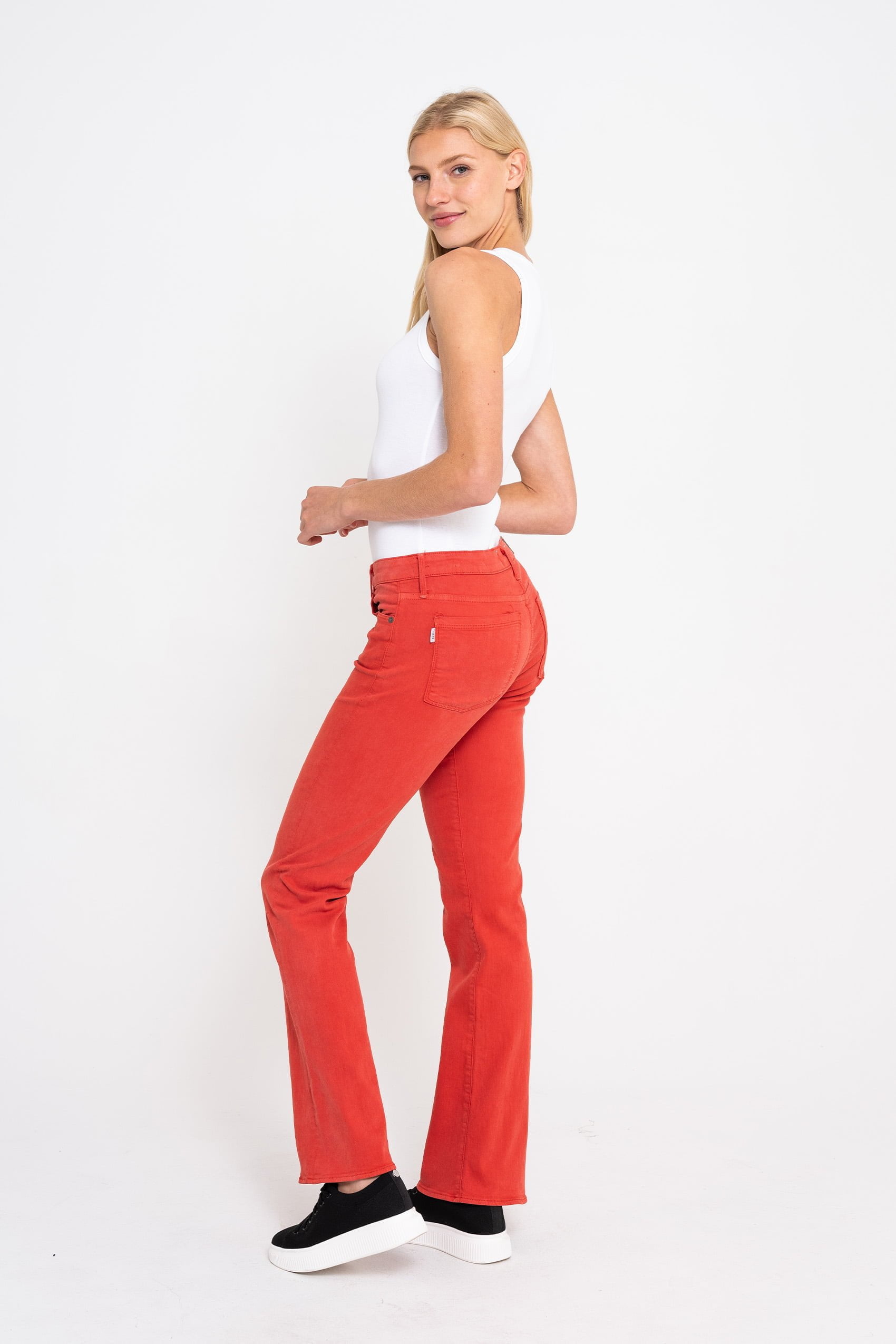 Bombshell Bell Pant in Watermelon