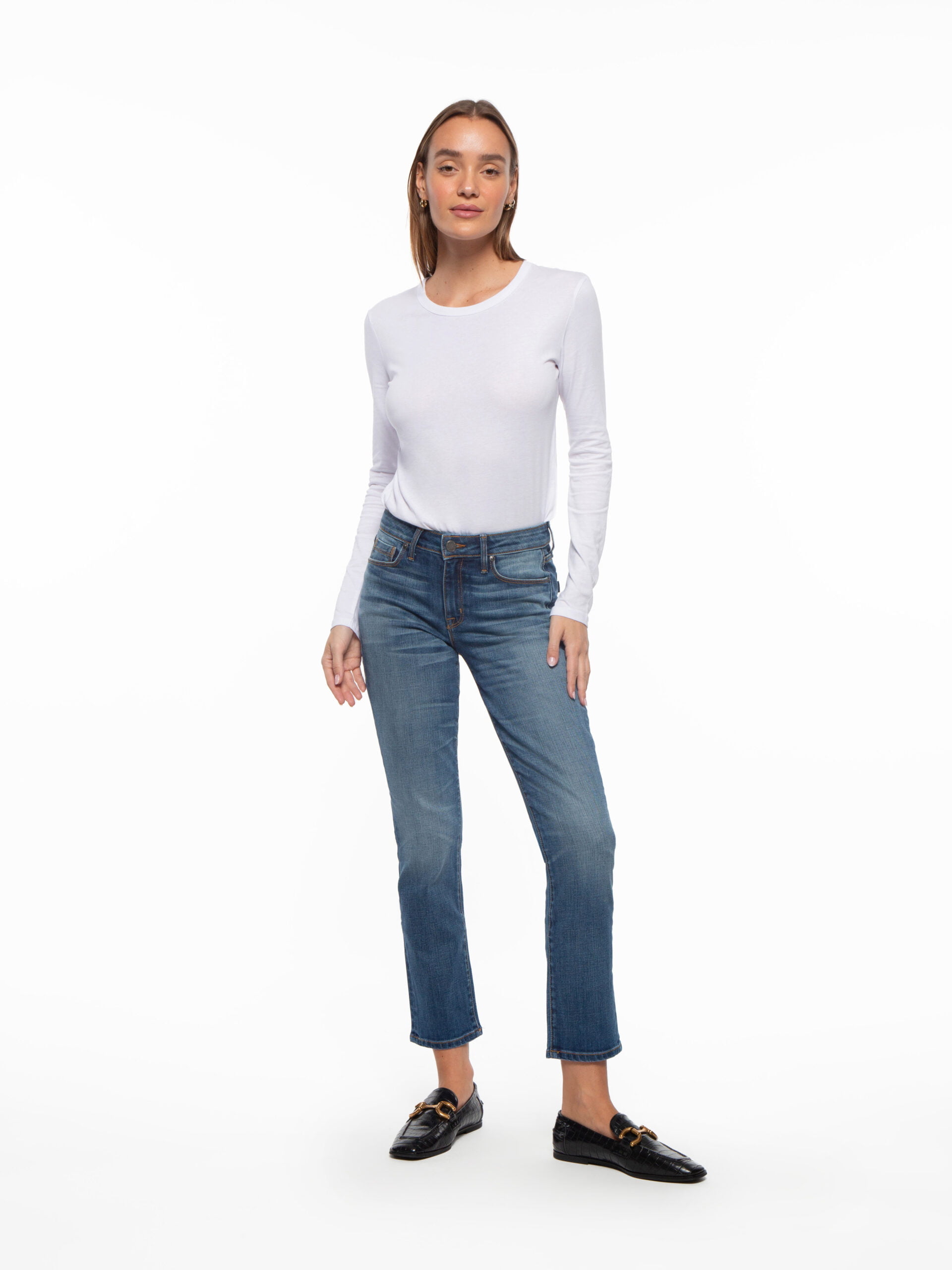 Camden Cuffed Crop In Mercury