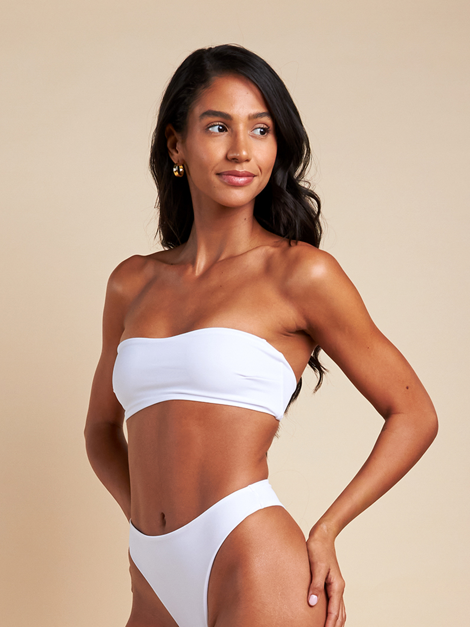 The Riley "Classic" Bikini Top in Cloud Nine