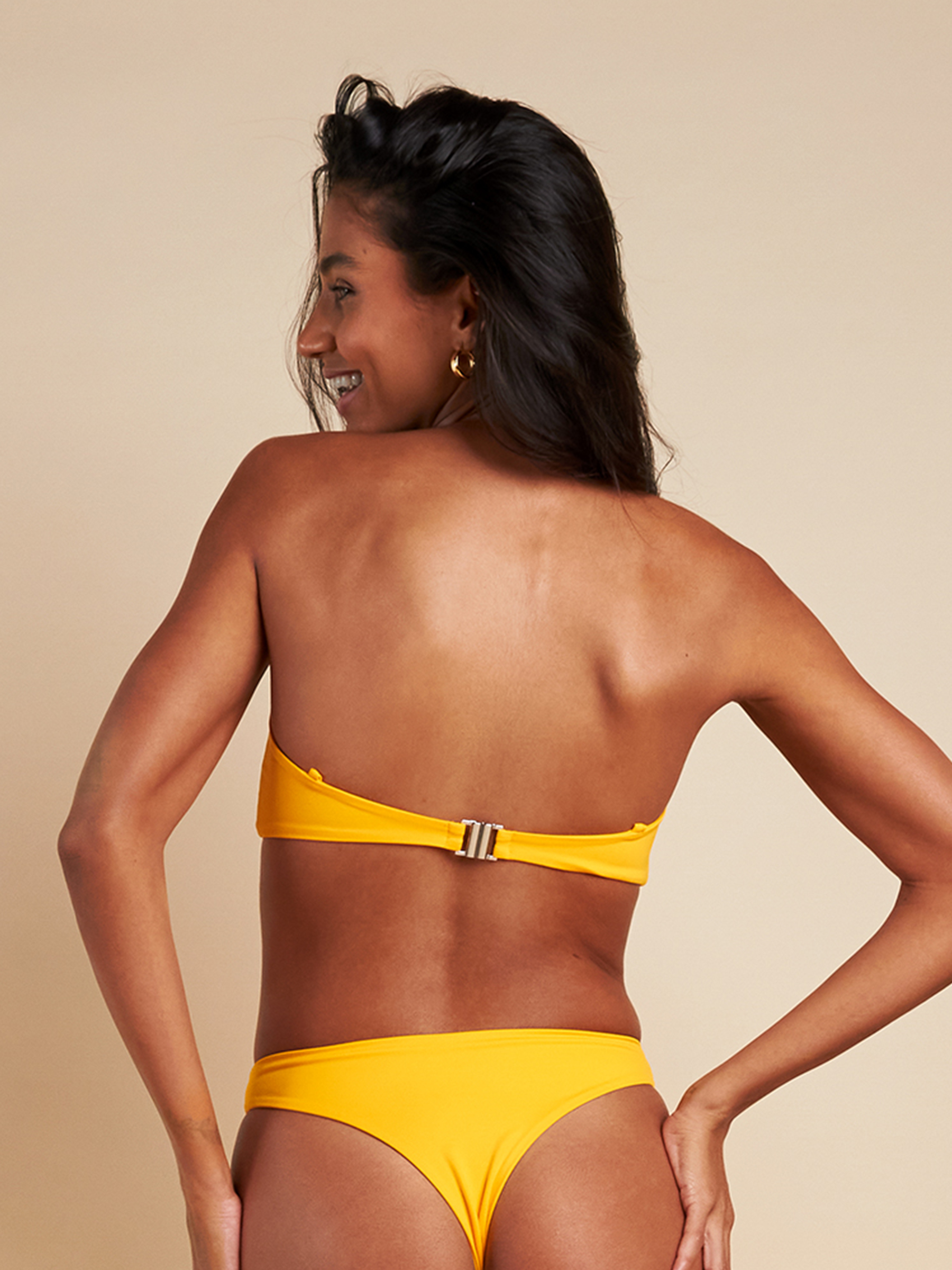 The Riley "Classic" Bikini Top in Golden Hour