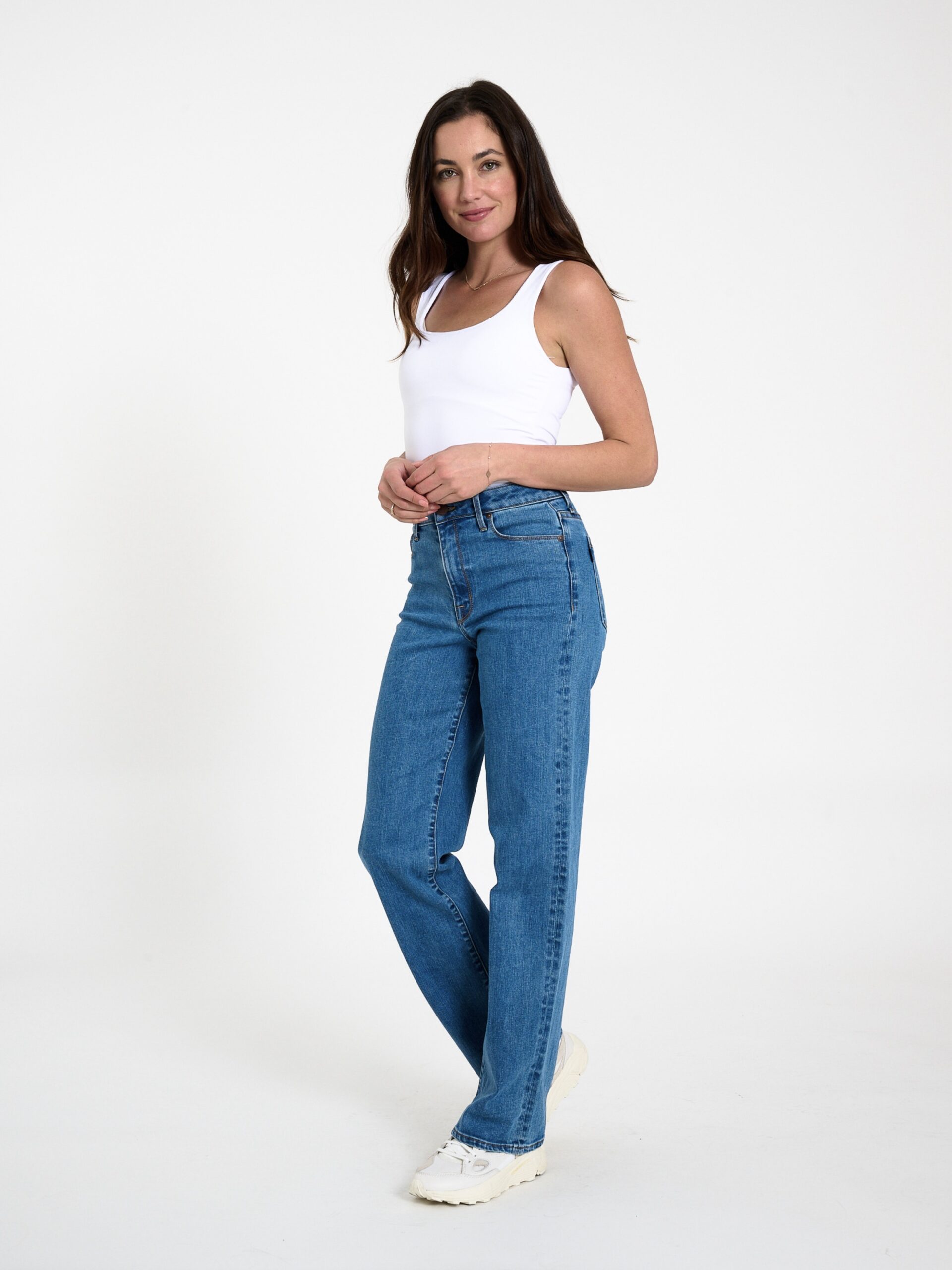 Bombshell Relaxed Straight Pant in Pacific